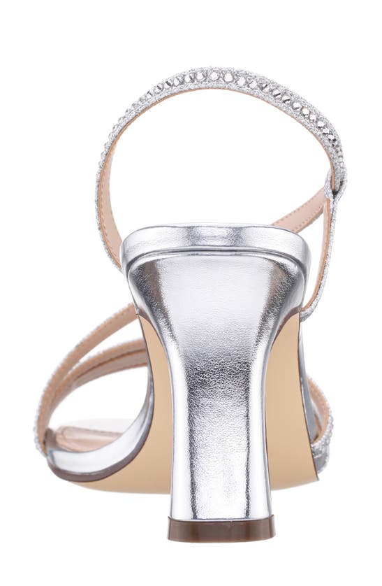 Nina Abbi Slingback Sandal In Silver