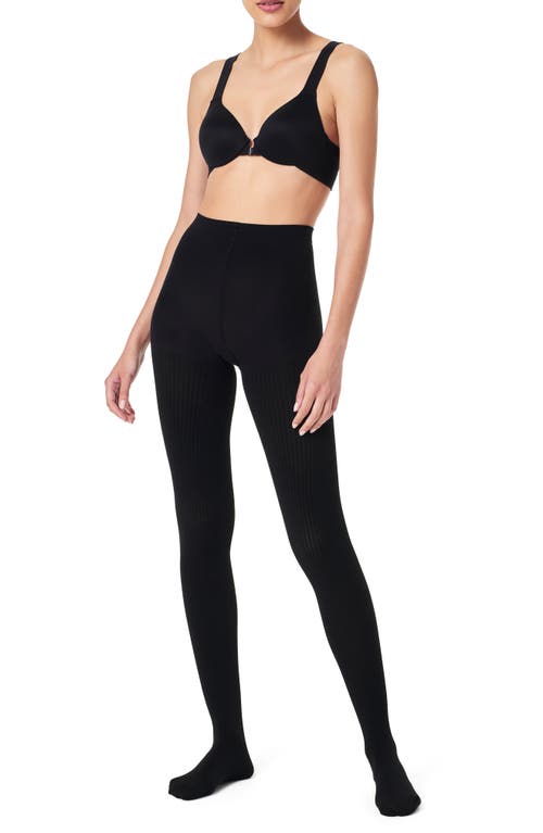 Shop Spanx ® Cozy Rib Tights In Very Black