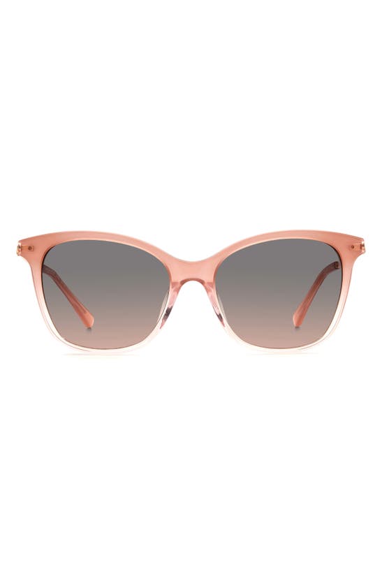 Shop Kate Spade Dalilas 54mm Round Sunglasses In Pink