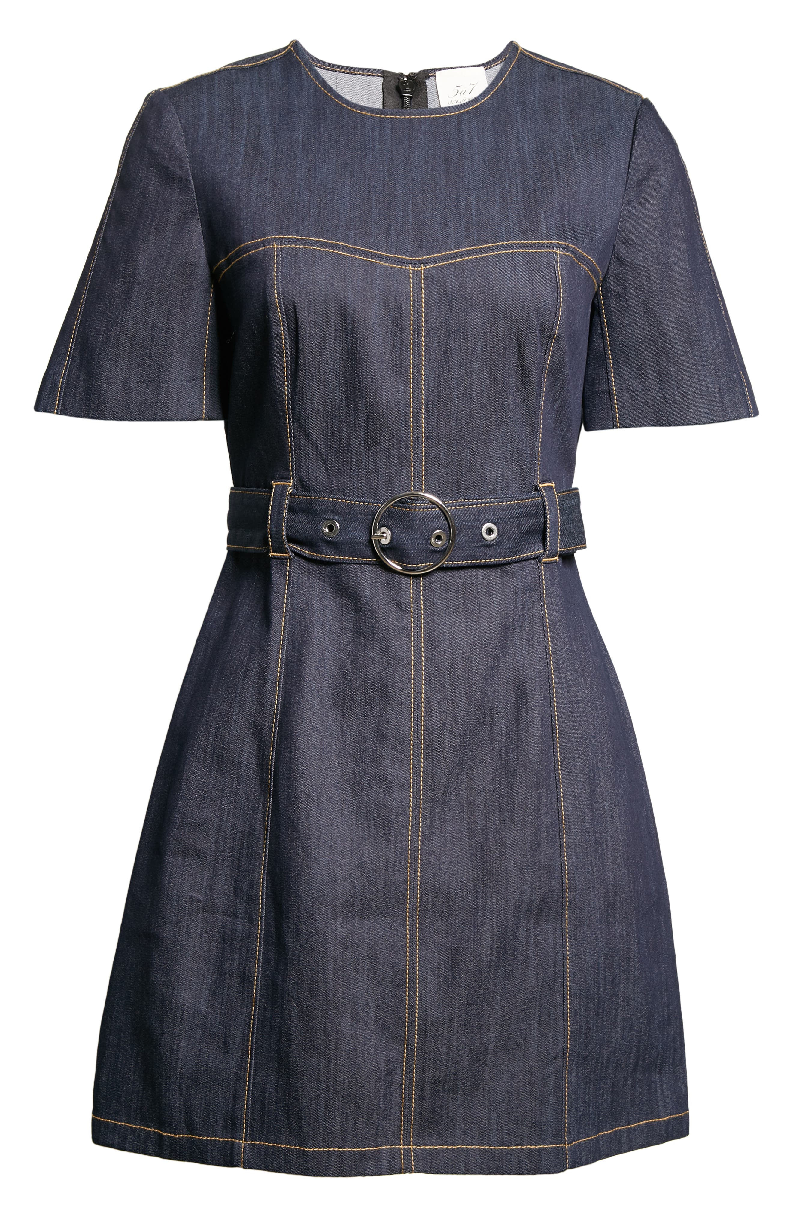 Cinq à Sept Siv Belted Denim Dress Nordstrom