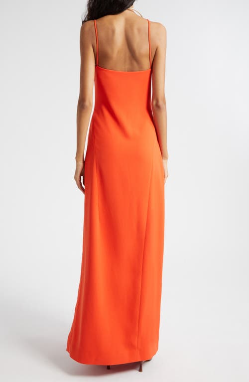 Shop Stine Goya Sofie Metal Detail Dress In Tangerine Tango