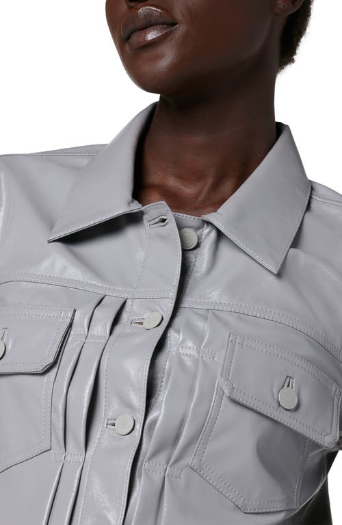 Hudson Lola Shrunken Trucker Jacket In Ultimate Gray