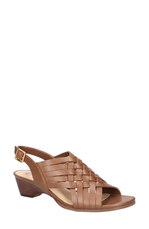 Bella Vita Seble Slingback Sandal Camel Burnished Leather at Nordstrom,