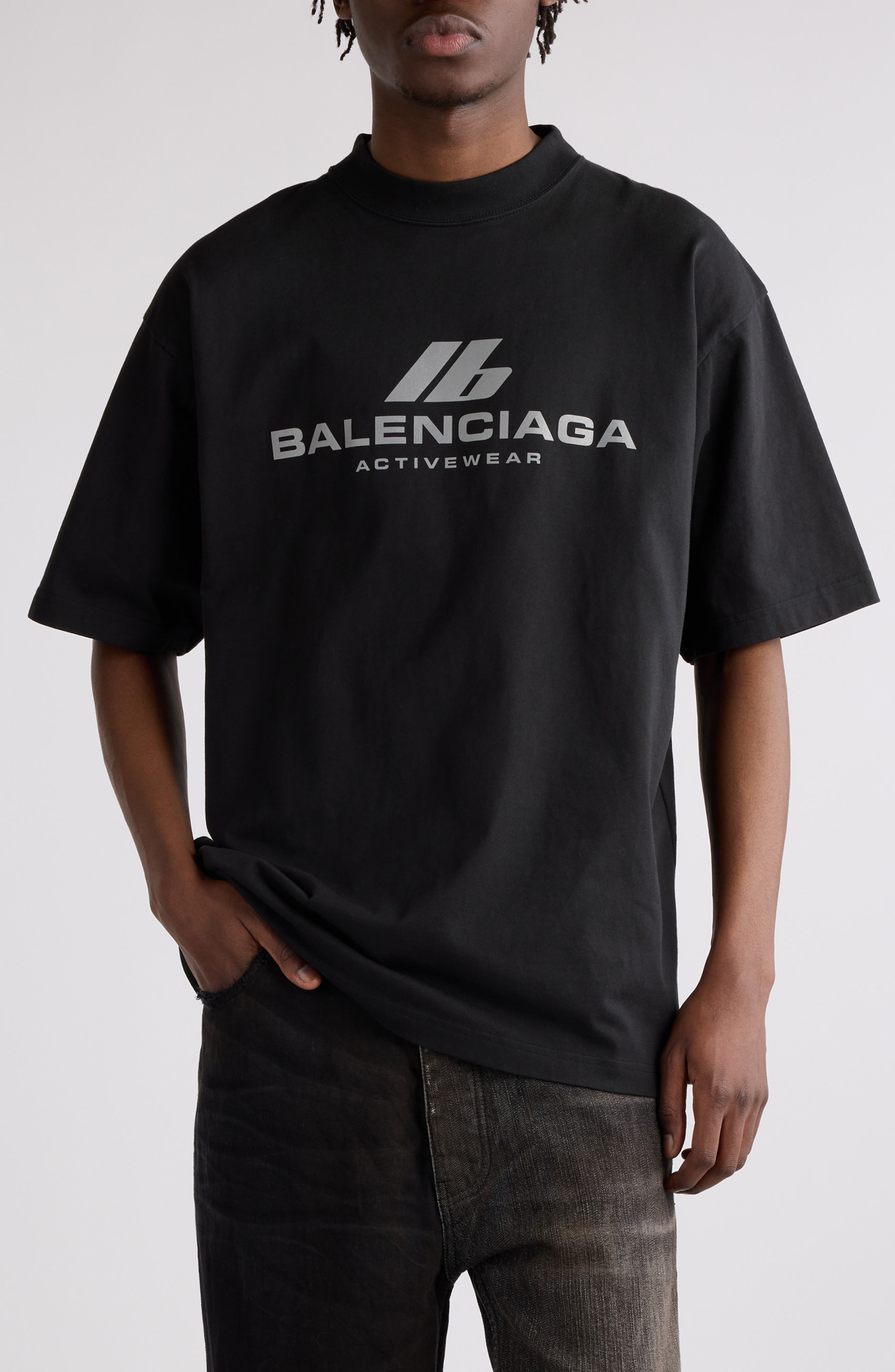 Balenciaga Logo Sweat Shorts Camel