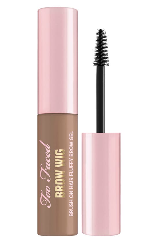 Too Faced Brow Wig Brush On Eyebrow Gel Taupe 0.19 oz/ 5.6 ml In Taupe