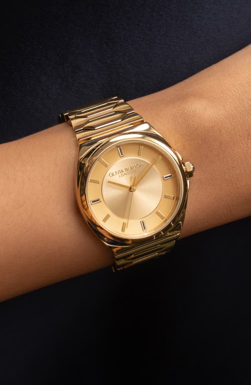 Olivia Burton Lustre Bracelet Watch, 34mm In Gold