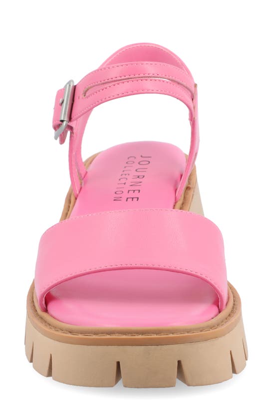 JOURNEE COLLECTION JOURNEE COLLECTION LUG PLATFORM SANDAL