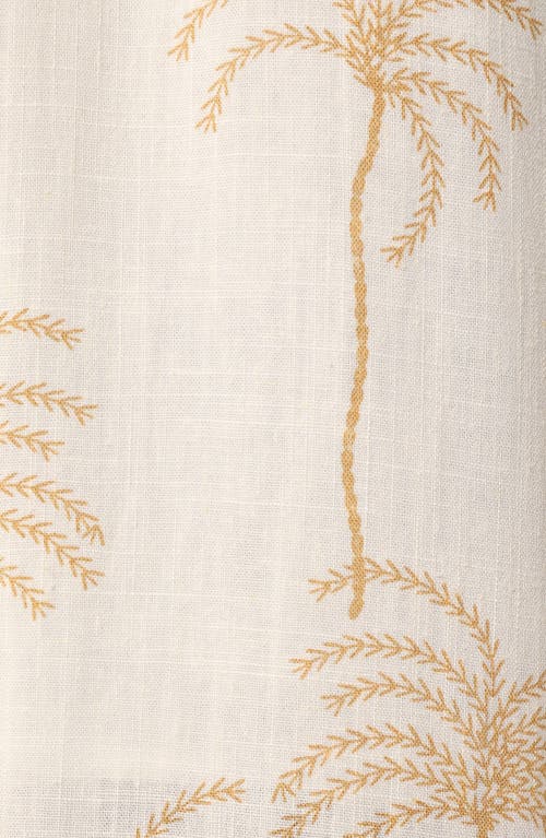 Petal And Pup Petal & Pup Granger Palm Print Halter Dress In White