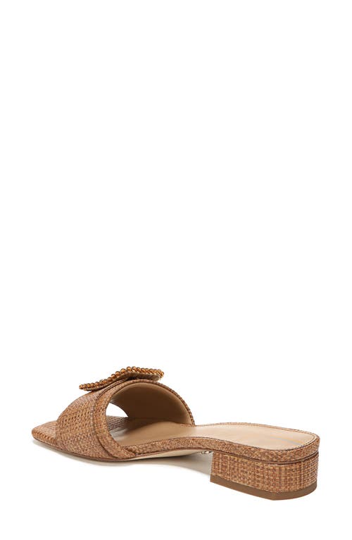 Sam Edelman Women's Deacon Square Toe Buckle Block Heel Slide Sandals In Cuoio