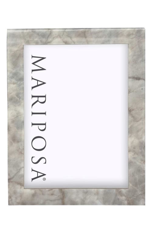 Shop Mariposa Marble Acrylic Picture Frame In Beige