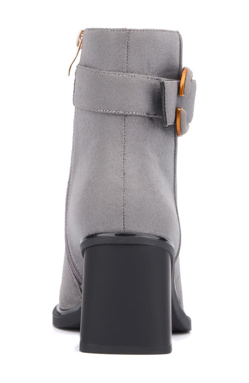 Torgeis Melody Buckle Ankle Boot In Grey