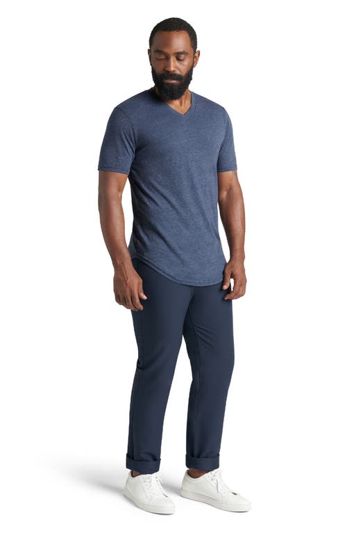 Shop Goodlife Triblend Scallop Hem T-shirt In Midnight