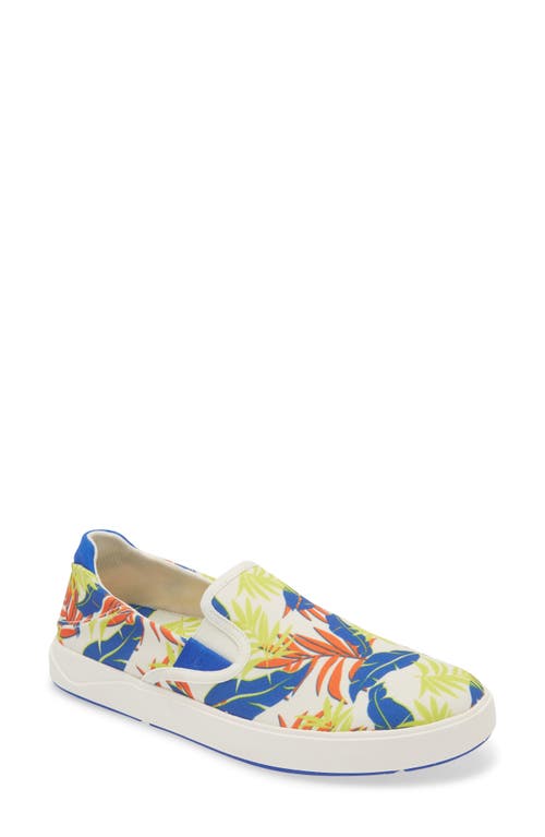 Lae'ahi Pa'I Slip-On Sneaker in Off White /Aloha