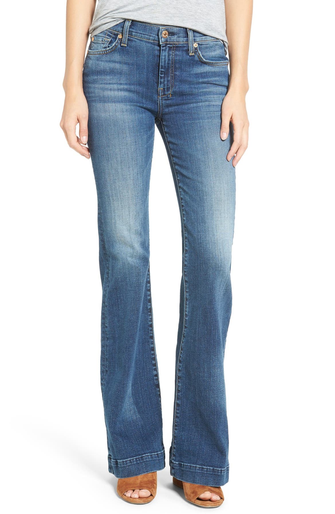 7 For All Mankind® Dojo High Rise Flare Jeans (Manchester Square
