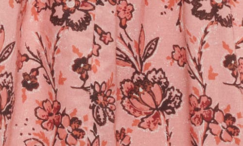 Derek Lam 10 Crosby Amelia Gathered Floral-print Cotton-gauze Mini Dress In Peach Multi