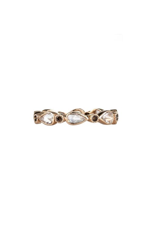 Sethi Couture Fine Vine Diamond Ring In Rose Gold/diamond