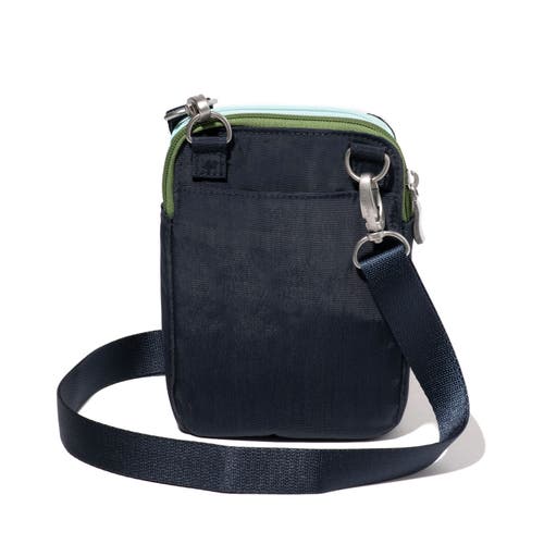 Baggallini Modern Take Two Rfid Crossbody Bag In Navy Rainbow