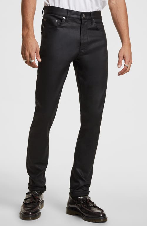 Shop Ksubi Chitch Black Wax Slim Fit Jeans