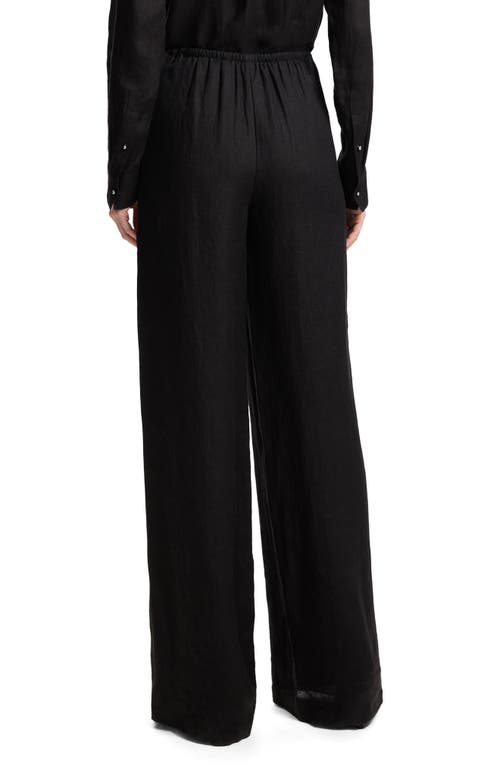 Shop Theory Hemp Drawstring Pants In Black