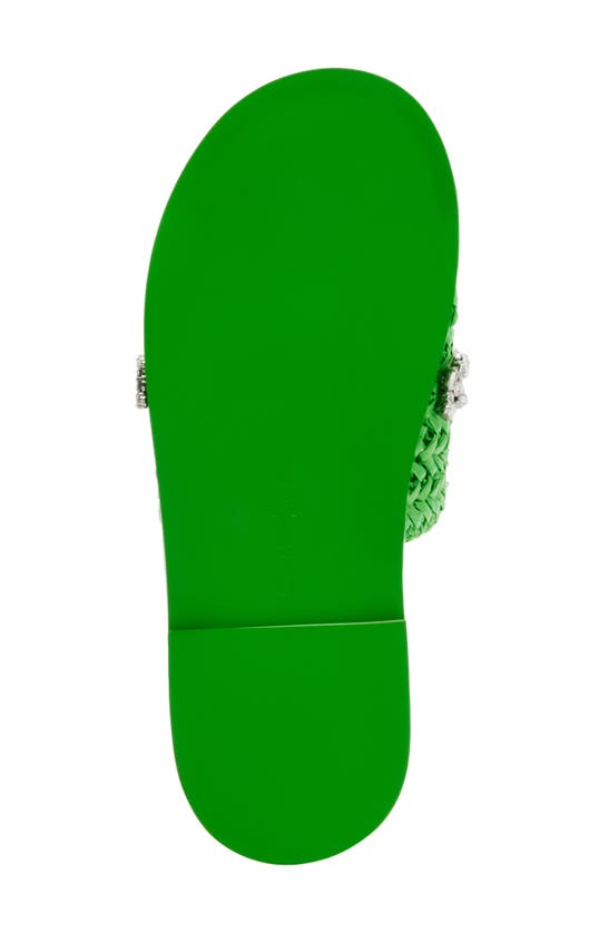 Shop Jessica Rich By Steve Madden Starlight Slide Sandal In Green