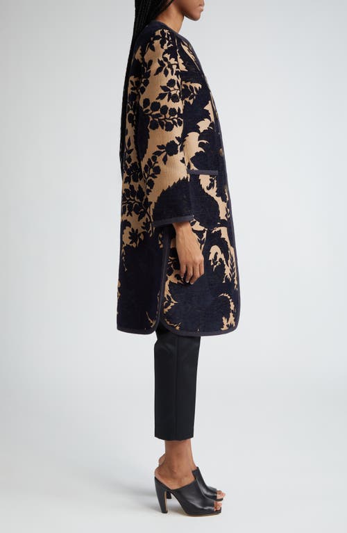 Shop Etro Paisley Reversible Longline Coat In S9883