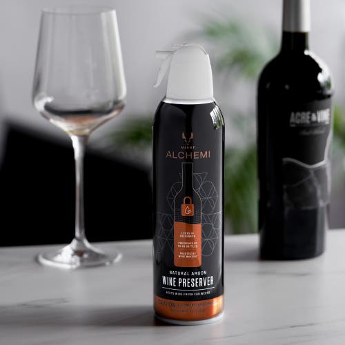 Viski Alchemi Natural Argon Wine Preserver In Black