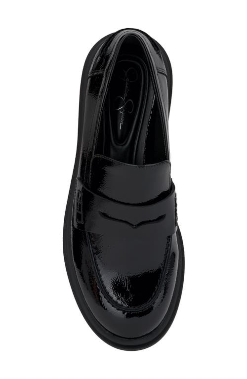 Jessica Simpson Xuris Platform Penny Loafer In Black