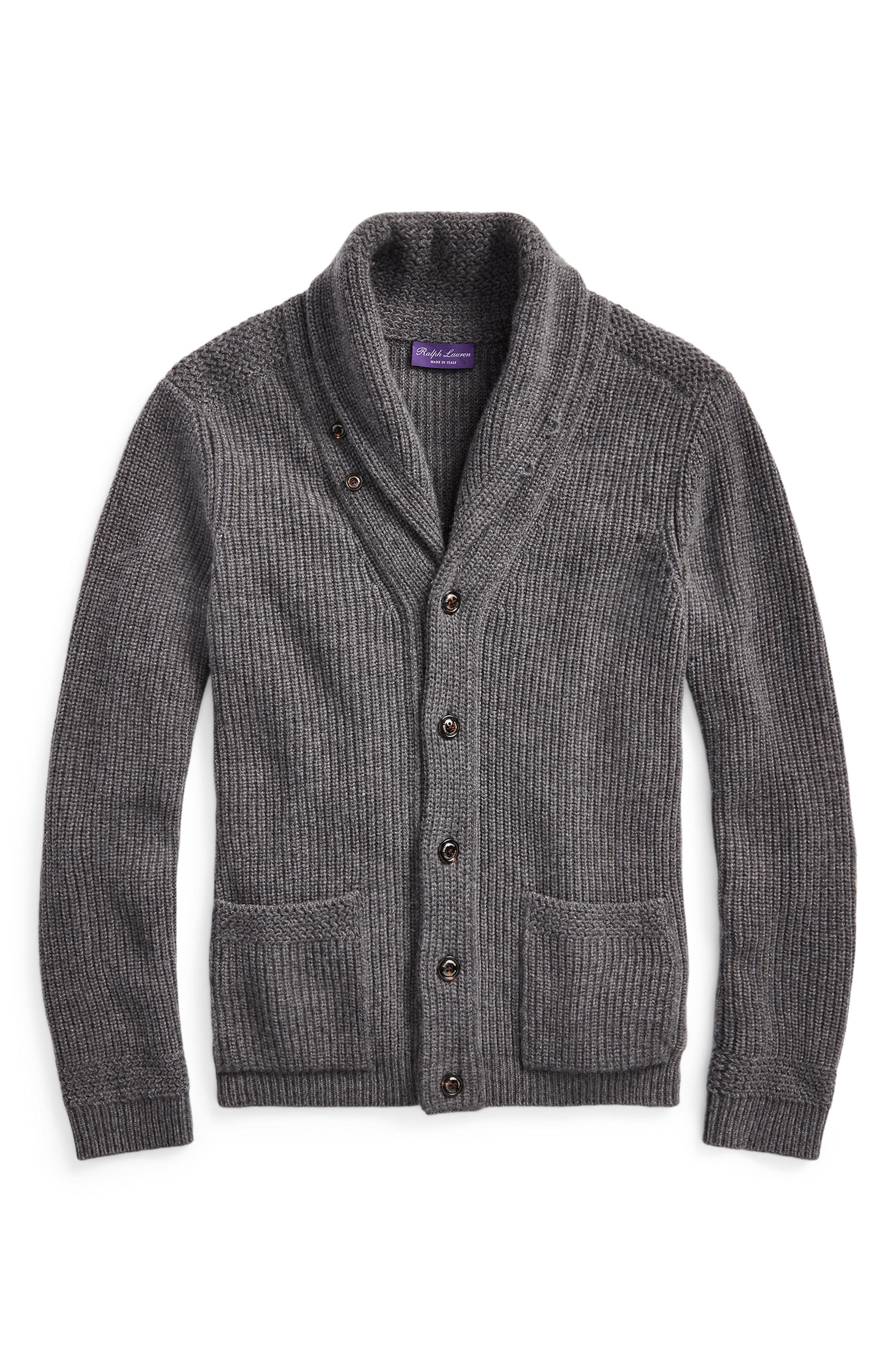 ralph lauren purple label cardigan