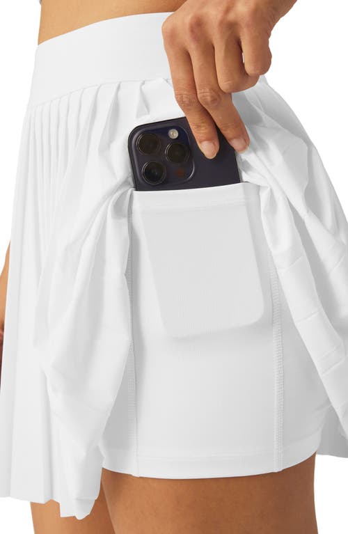 Shop Beyond Yoga If You Pleats Miniskort In True White