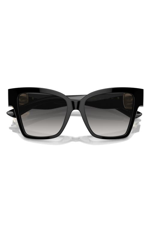 Dolce & Gabbana 54mm Gradient Square Sunglasses in Black at Nordstrom