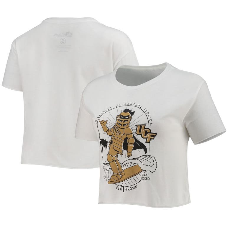 FLOGROWN WHITE UCF KNIGHTS CROP TOP