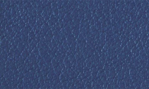 Mulberry Fish Puzzle Leather Key Chain In Pale Navy