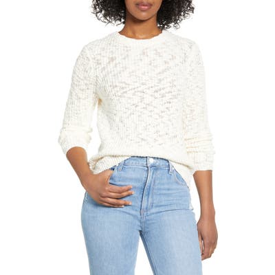 Ceny Nubby Crewneck Sweater, Ivory