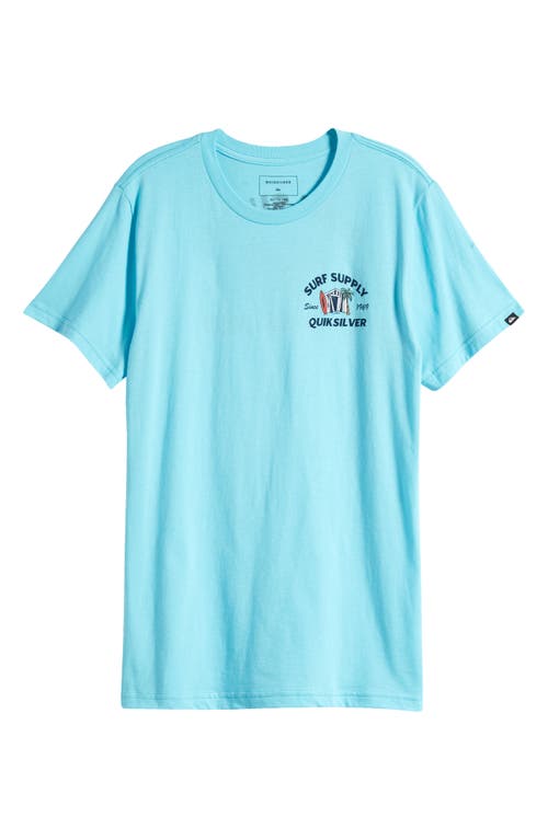 Quiksilver Kids' Surf Shacky Cotton Graphic T-Shirt Capri at