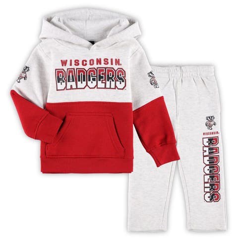 Tampa Bay Buccaneers Youth Fan Flare Pullover Hoodie & Pants Set -  Red/Heathered Gray