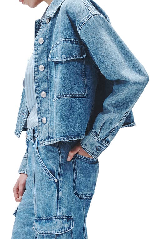 Rag & Bone Jaiden Denim Jacket In Blue