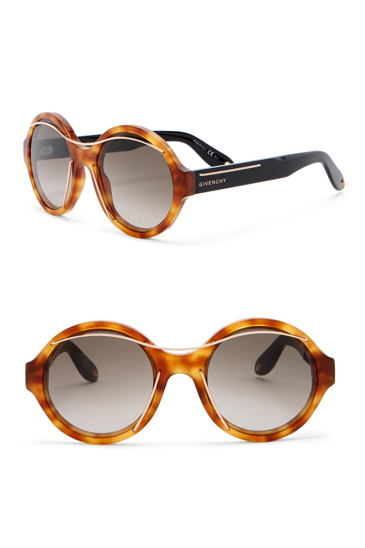 givenchy 54mm round sunglasses