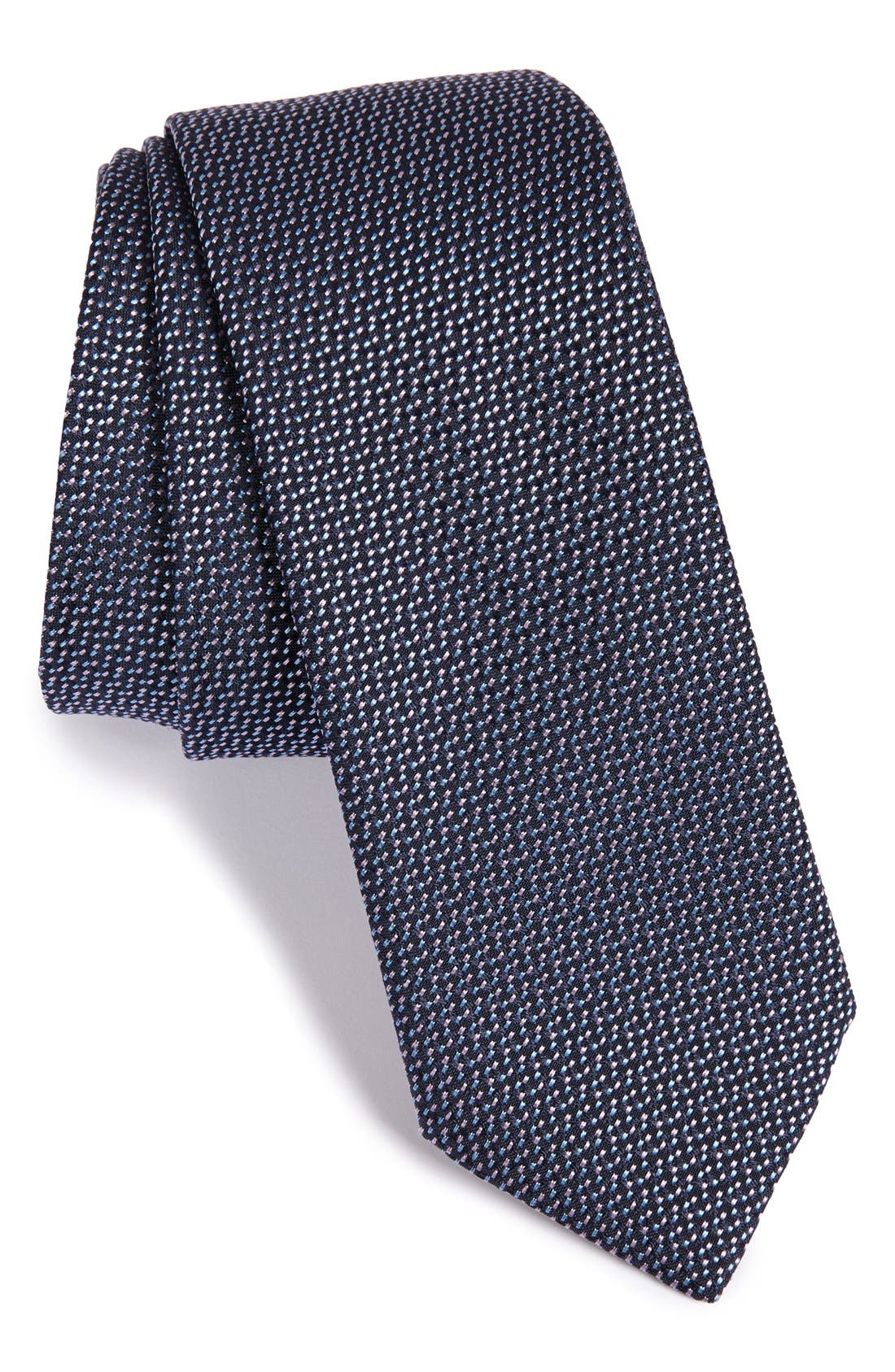 HUGO Pin Dot Silk Tie Nordstrom