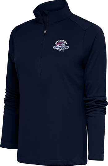 ANTIGUA Women's Antigua Navy Binghamton Rumble Ponies Tribute Half-Zip ...