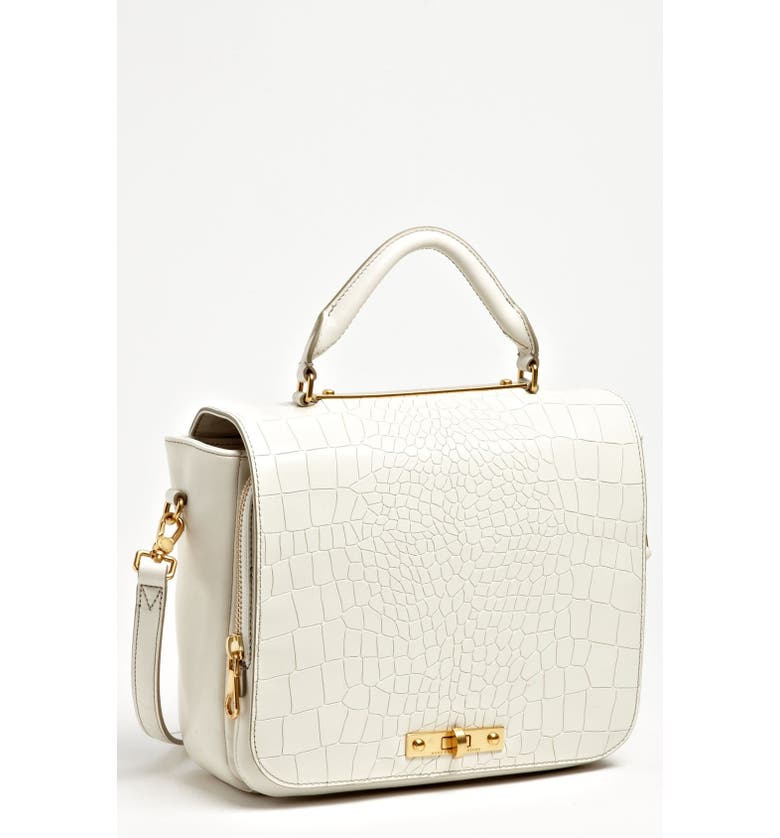 MARC BY MARC JACOBS 'Goodbye Columbus' Croc Embossed Leather Satchel ...
