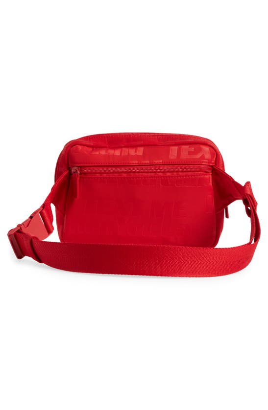Shop Beis X Lonely Ghost Belt Bag In Red