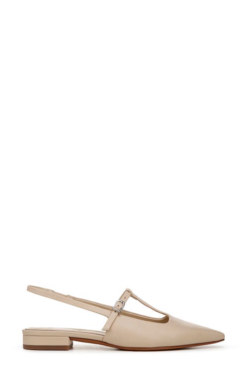 Shop Vince Iliana Slingback Pointed Toe Flat In Birch Sand