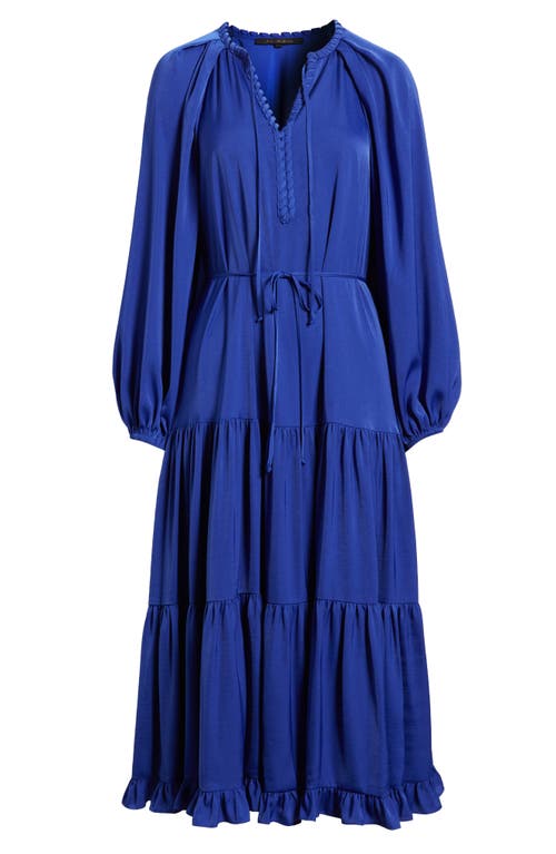KOBI HALPERIN Judy Tiered Long Sleeve Dress in Twilight