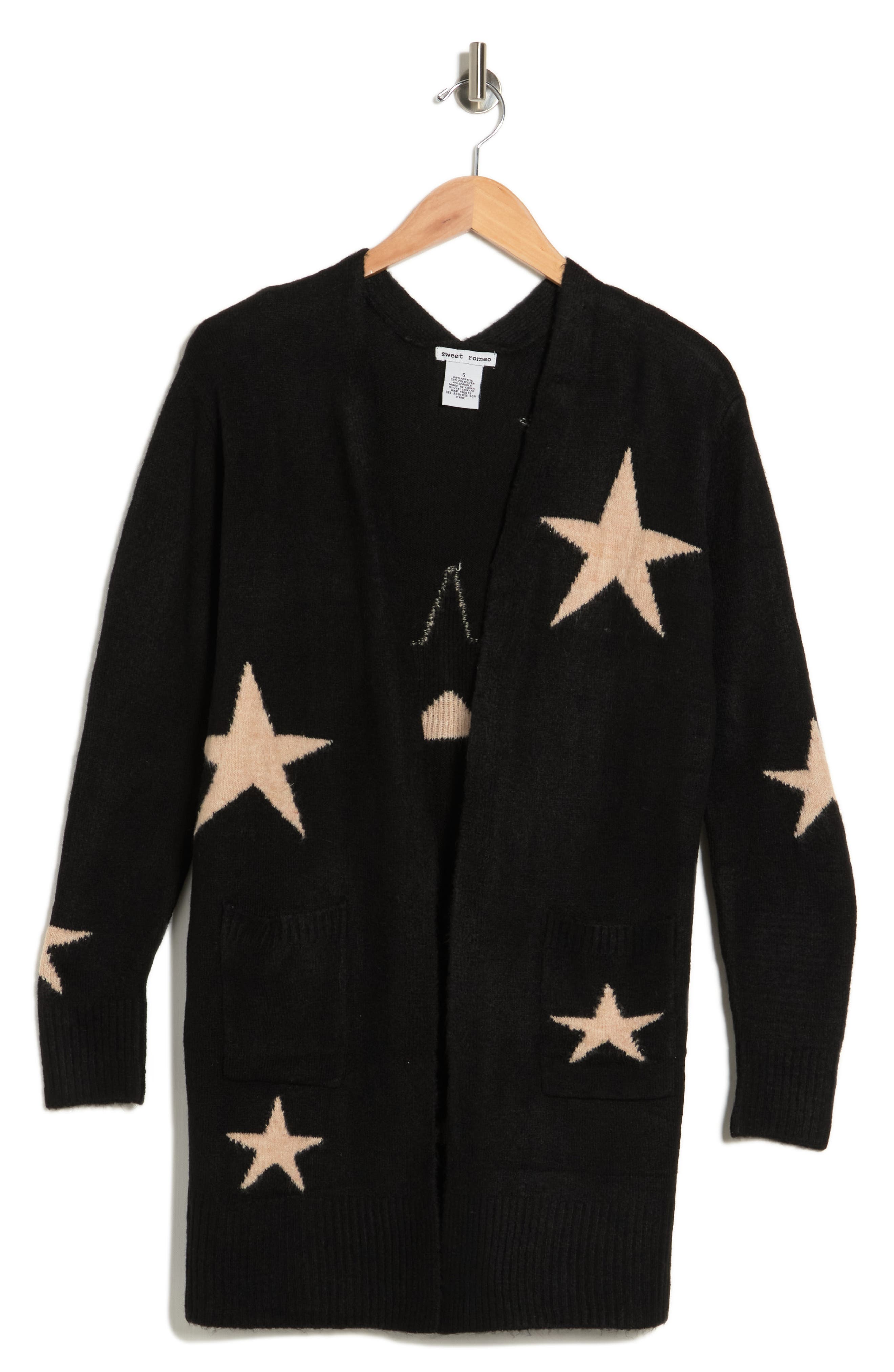 Sweet Romeo Intarsia Star Print 