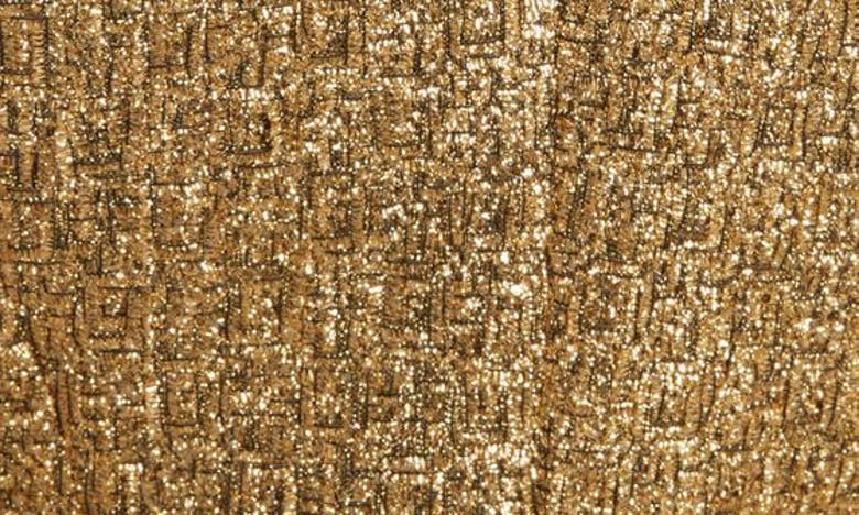 Shop Tom Ford Metallic Tweed Blazer In Antique Gold