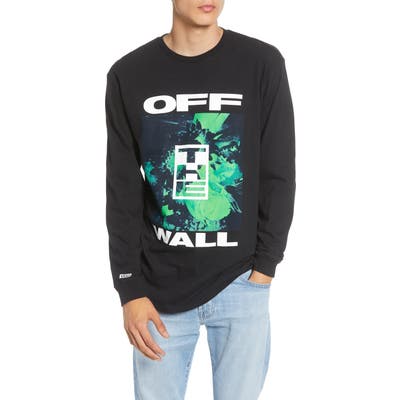 Vans Off The Wall Collage Long Sleeve T-Shirt, Black