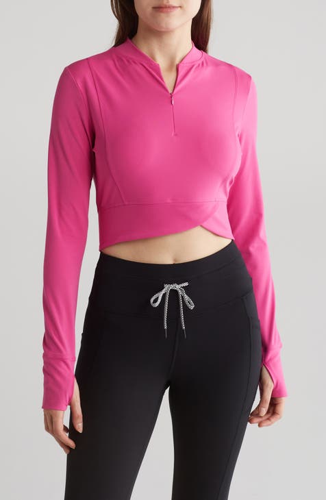 Taylor pink zip neck ribbed activewear set – Glamify Famous For Loungewear