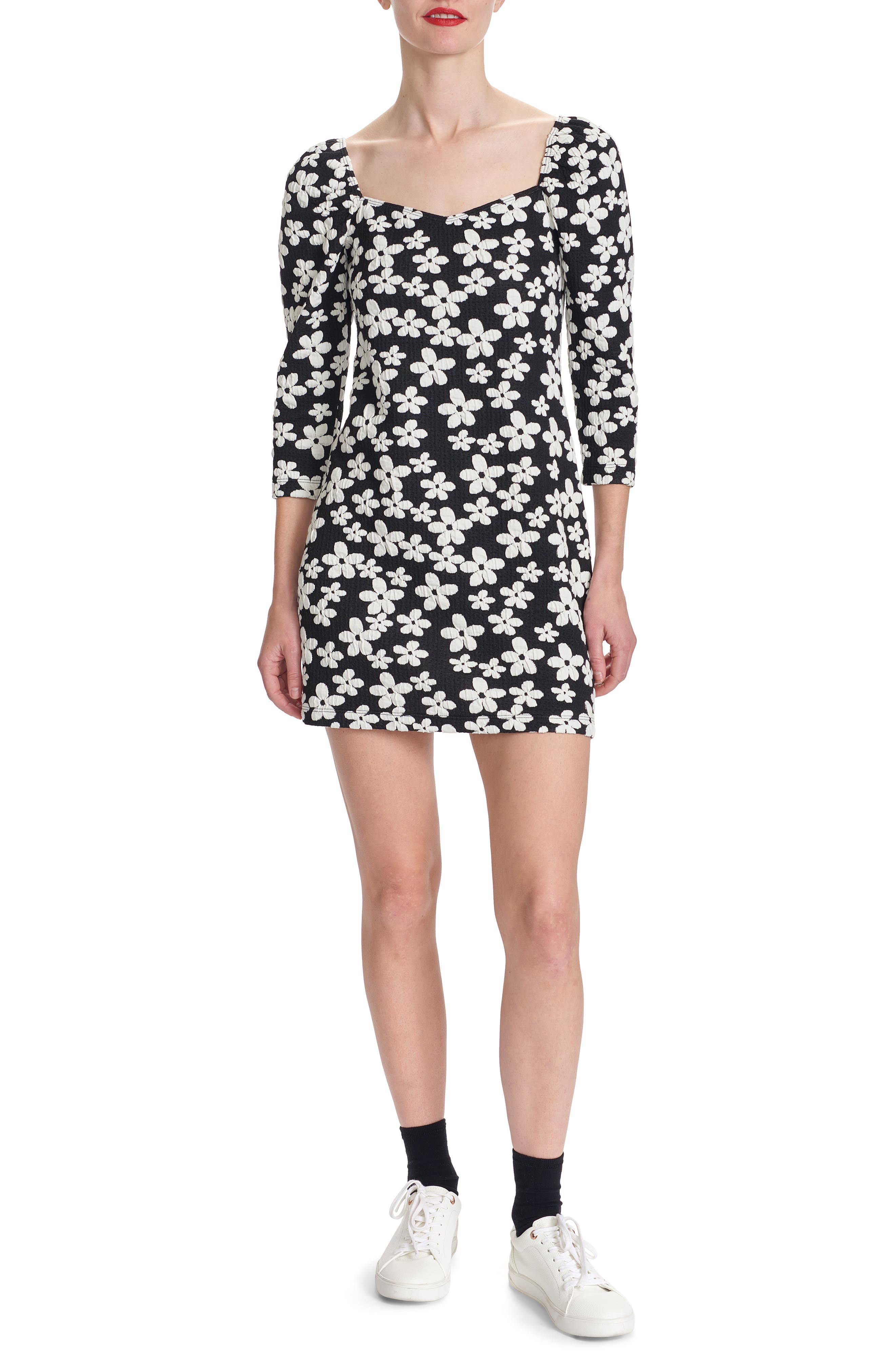 Corey Lynn Calter Jelissa Printed Long Sleeve MInidress