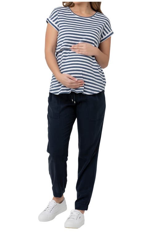 Shop Ripe Maternity Off Duty Maternity Joggers In Navy