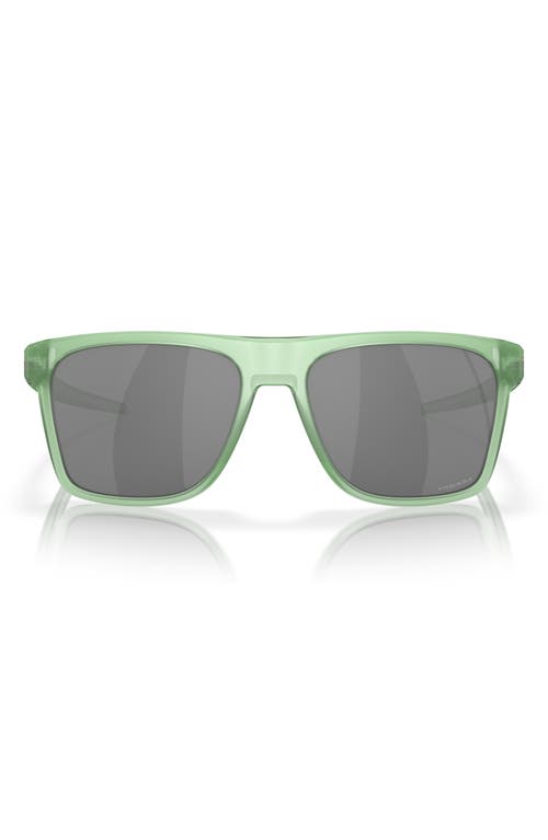 Oakley Leffingwell 57mm Prizm Rectangular Sunglasses in Black Green at Nordstrom